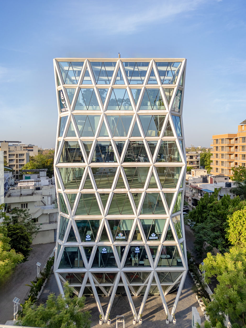 ADI Ahmedabad campus building exterior