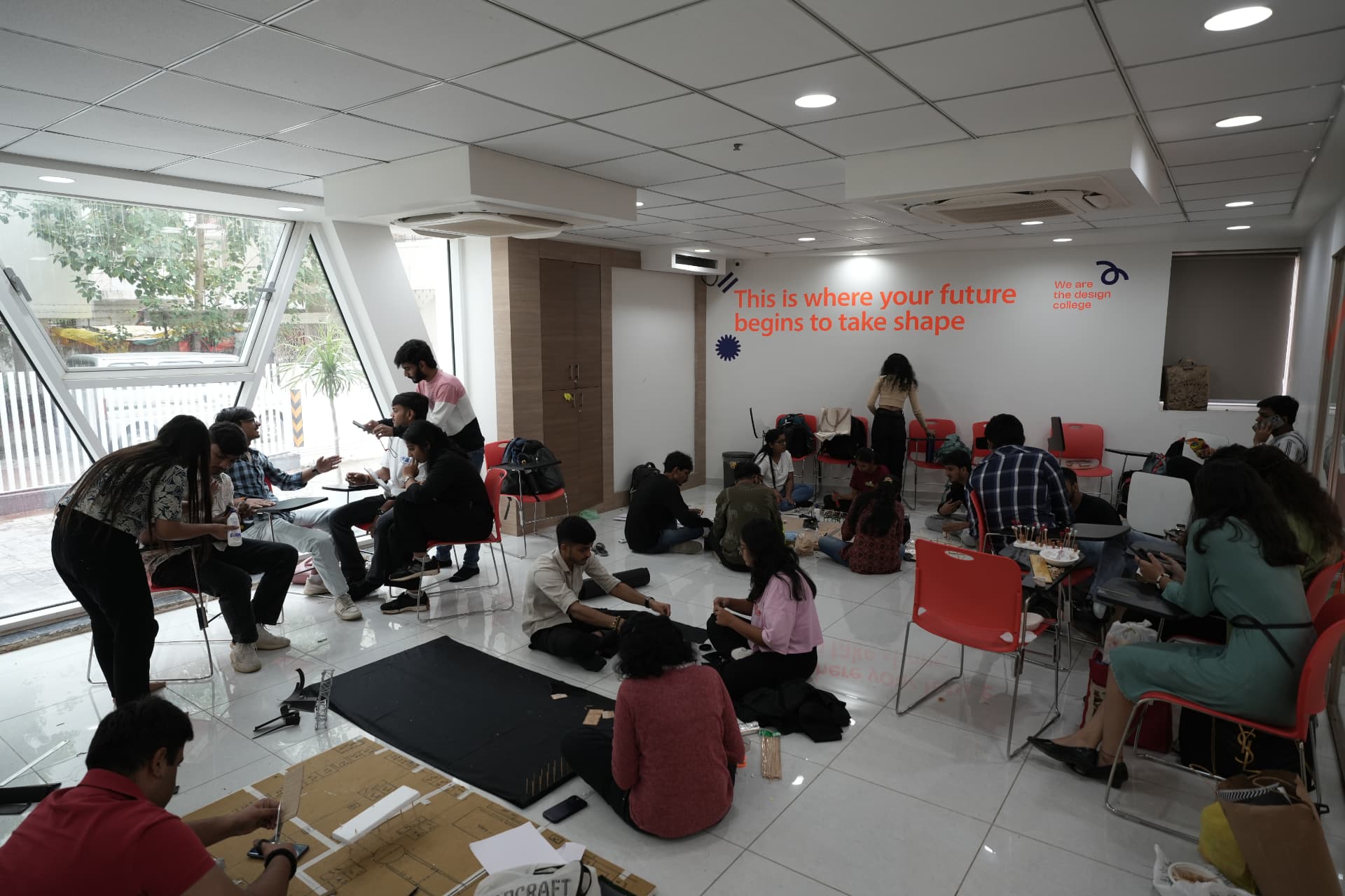 Design studio session inside ADI Ahmedabad